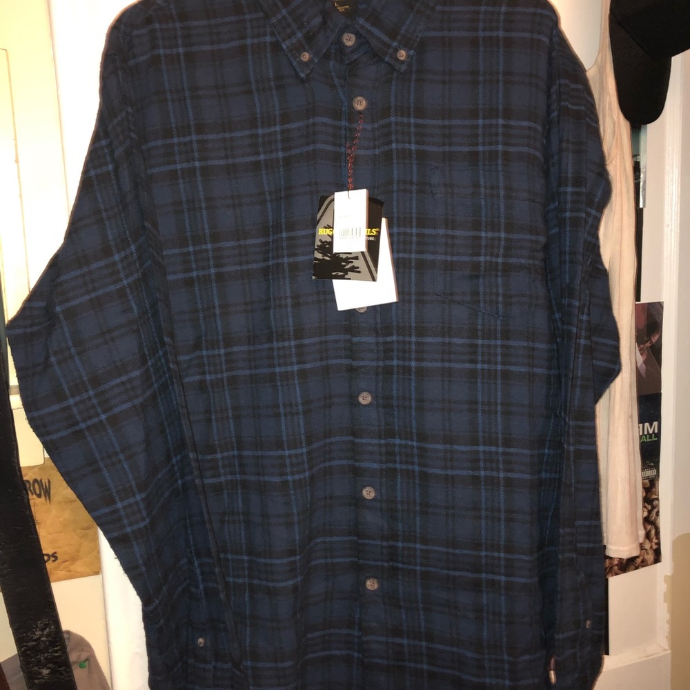 Rugged Trails Flannel New With Tags L